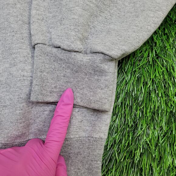 Vintage St-Norbert College Zip Hoodie Large 24x25 Champion - Picture 6 of 16